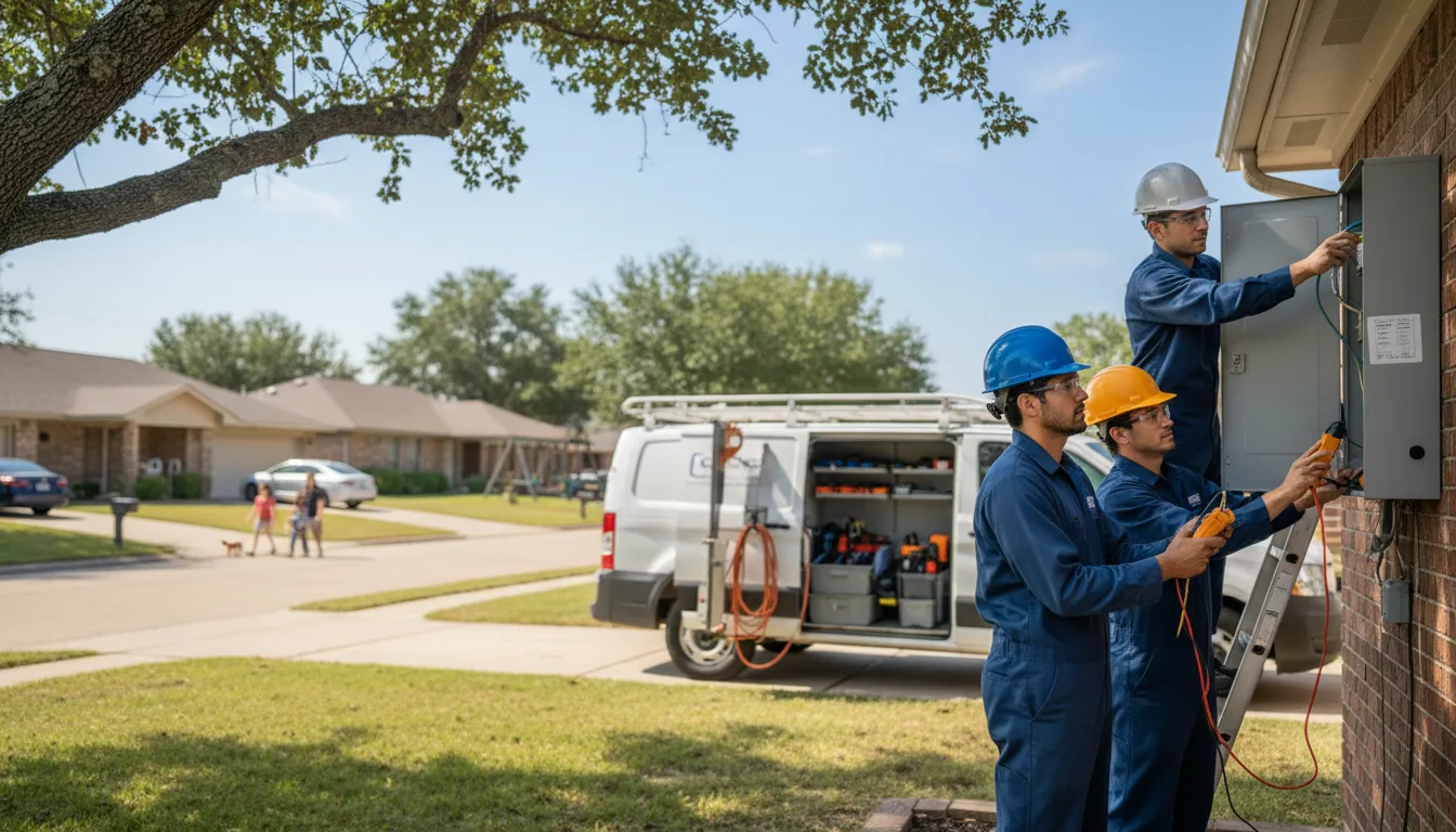 Certified electrician providing emergency electrical services in Lismore, MN